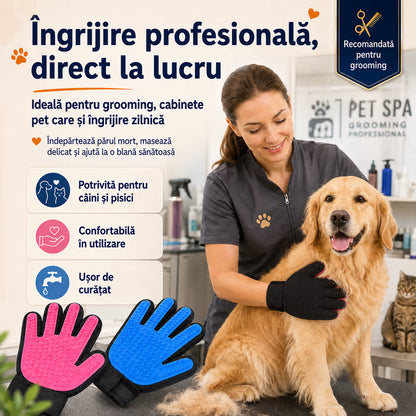 Manusi tip perie pentru animale